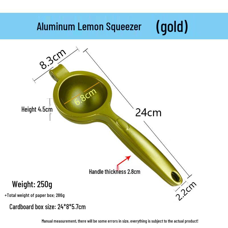 Aluminum Alloy Lemon Squeezer золотистый