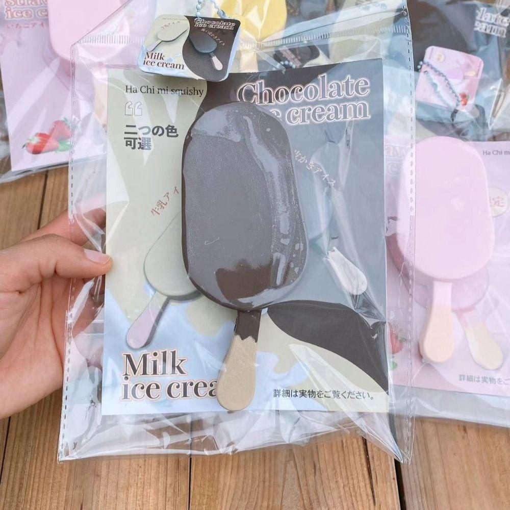 IJsje IJslolly Knijp Stressbal Langzaam Rijzend Zacht Knijpen Ontluchting Schattig Voedsel Bureaublad Decompressie Fidget Cadeau