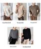 2025 A/W Women's Pure Wool Cable Knit Pullover: Round Neck, Rolled Hem, Seven-Stitch, Thickened Long Sleeve Sweater.