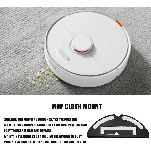 Widely Compatible Electrical Controlled Mop Mount Holder Vacuum Cleaner Mop Plate Accessory for Xiaomi S7 T7S