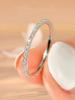 925 Silver Fashion Shiny 1.4mm Full Zircon Stackable Plain Ring For Women Daily Party Personalized Fine Jewelry