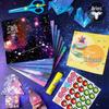 Starry Sky Origami Constellation Paper: Double-Sided Square Craft Sheets for Children's Colorful Projects