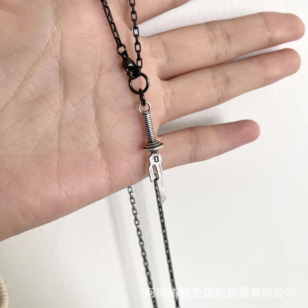 Anime Jujutsu Kaisen Toji Fushiguro Collana Cosplay Lancia Rovesciata del Cielo Portachiavi Arma Choker Gioielli Regali