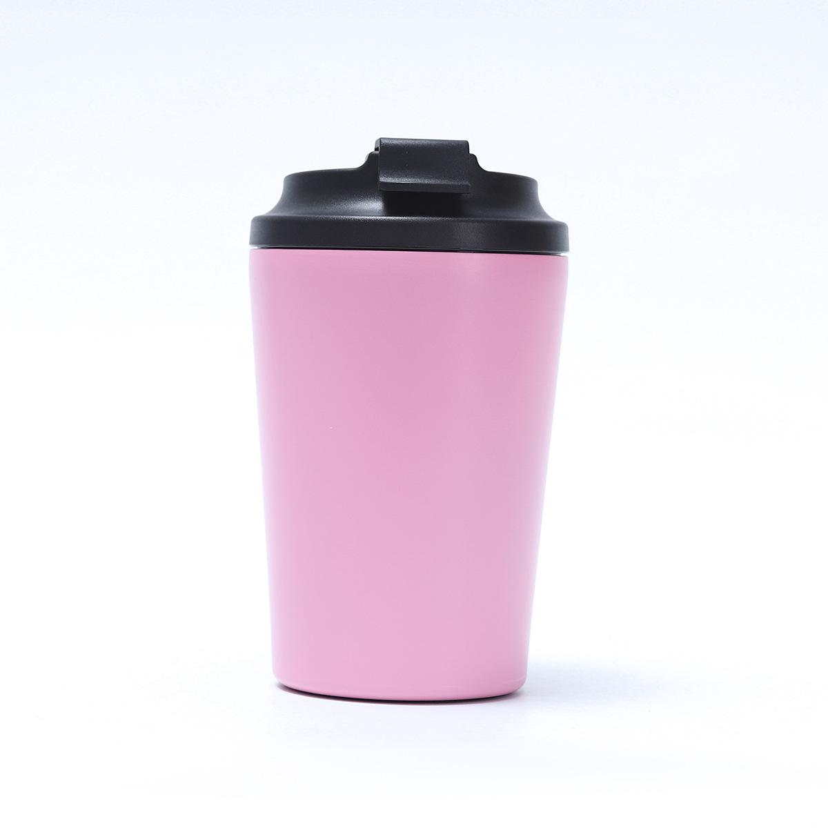 

12oz Milk Cup with Scale, Portable Travel Coffee Mug, Stainless Steel Insulated Water Cup for Business and Office Use 12oz