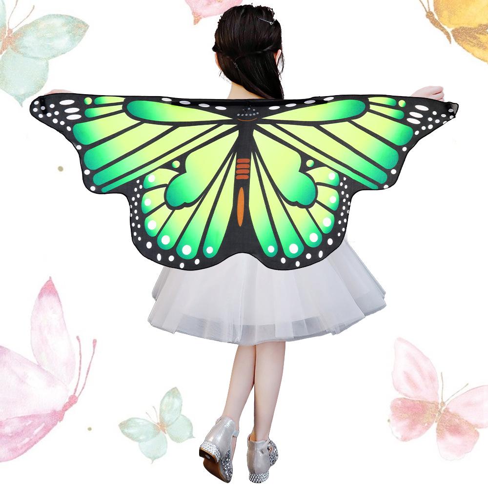 Children's Halloween Butterfly Wings Shawl Cloak Costume - European and American Street Style