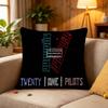 T-Twenty One Pilots Pillow Gift Home Office Decoration Bedroom Sofa Car Cushion Cover case 45x45