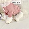 Korean Style Autumn/Winter Hoodie for Dogs - Two-Legged Teddy & Pomeranian Apparel