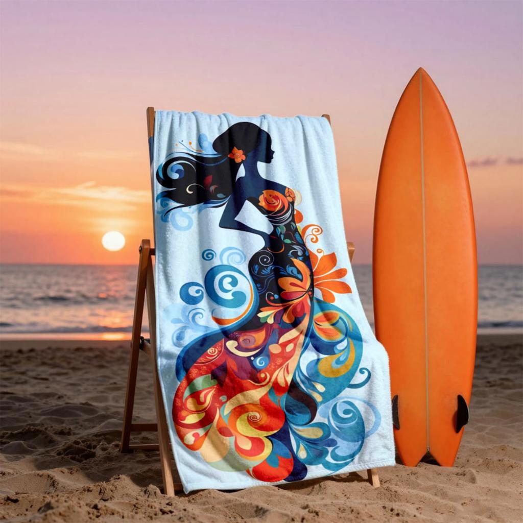 Premium Beach Towel with Strong Wrapping Function  Ideal for Camping  Swimming  Mother's Day Gift  Father's Day Gift  Suitable
