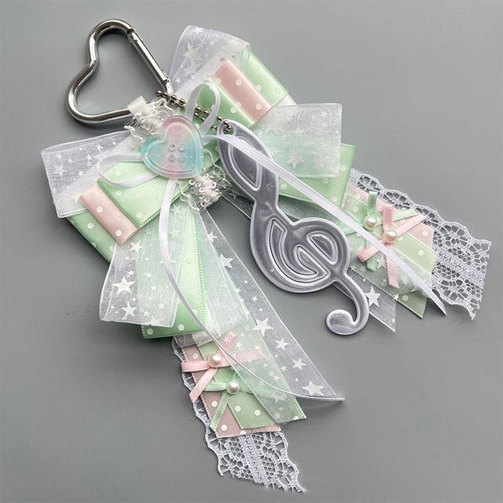 DIY Wing Lace Bow Decoration Handmade Ornament For Lightstick Ita Bag Ribbon Bow Pearl Lolita Backpack Decor Accessories