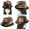 Gay Top Hat Steampunk Top Hat With Goggles Black Halloween Top Hat Carnival