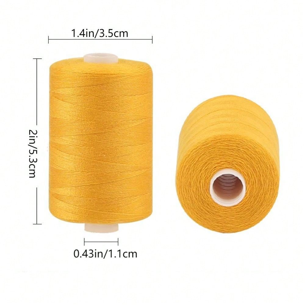 1000 Yards 12Colors Sewing Thread Polyester Sewing Thread, For Domestic DIY Sewing And Embroidery
