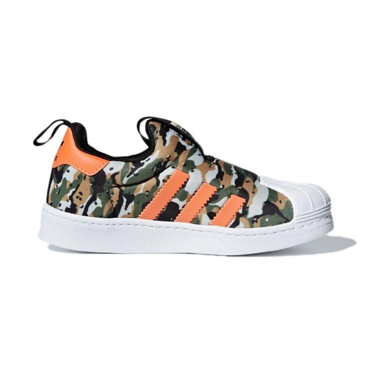 Adidas Originals Superstar 360 C Durable Low-Top Kids Skate Shoes Camouflage Kids Sneaker F36793