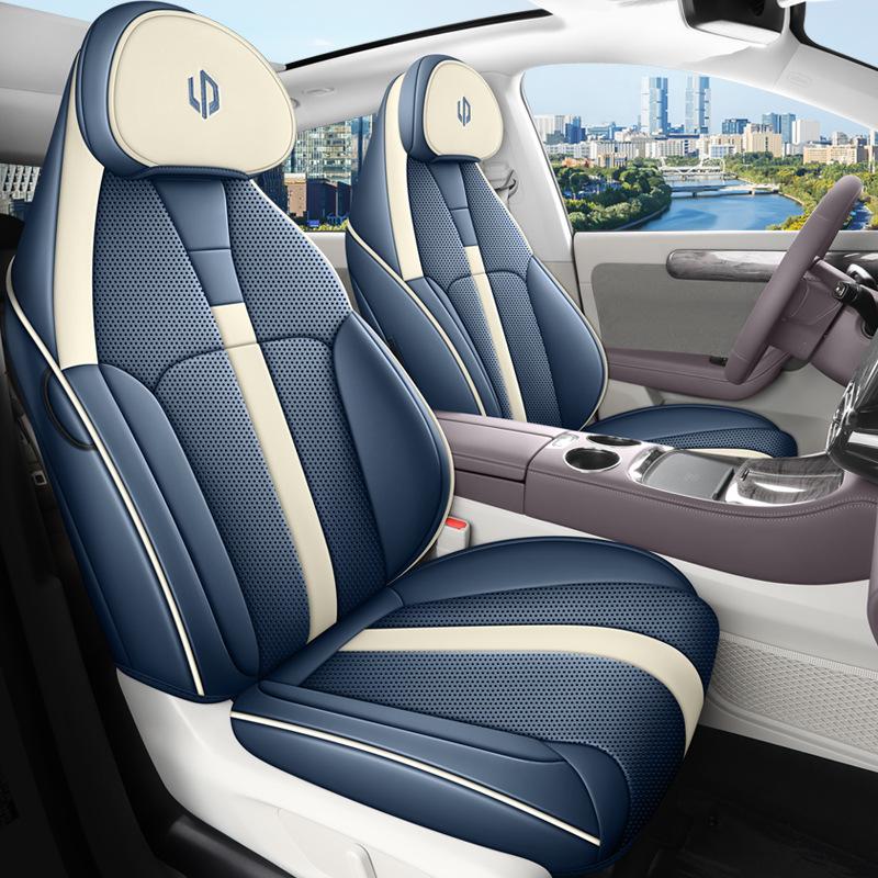 Leapmotor C11 Full Leather Cartoon Seat Cover: Full Coverage, All-Season Use