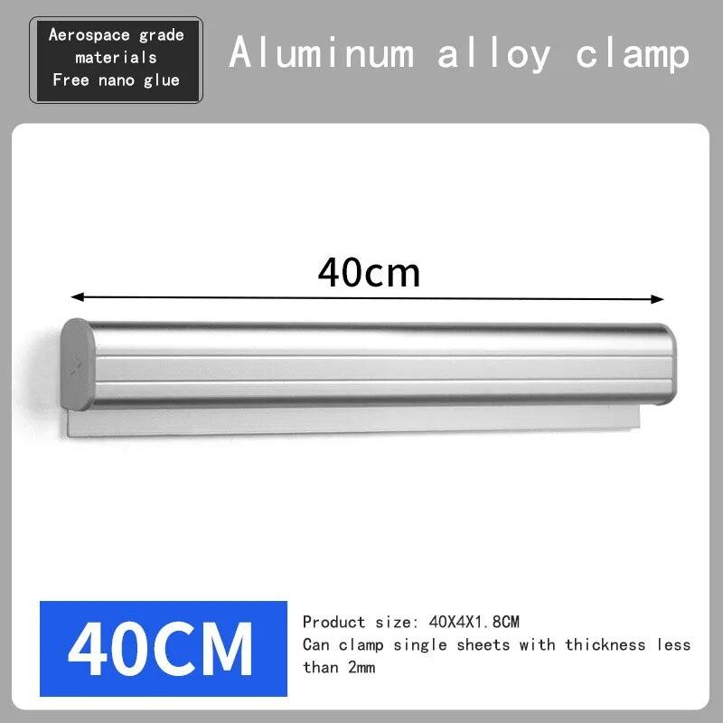 Kitchen Takeaway Order Organizer Ticket Holder Restaurant Kitchen Punch-Free Menu Holder Aluminum Alloy Single Arranging Device