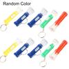 10Pcs Flashlight Toy Metal Buckle Portable Diamond Shape Exquisite Comfortable Grip Entertainment Fine Workmanship Kids Flash Light Key Rings Pendant