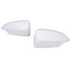2 Pcs Rearview Door Mirror Cover 87945‑52170 Unpainted White Outer Wing Mirror Cap for Prius C 2012 To 2018