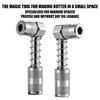 Angled Grease Fitting Grease Coupler Adapter Tool Leakage Prevention Works With Standard Manual Grease Guns