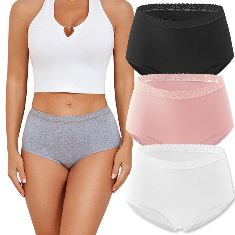 3PCS/Set S-XXL Women Sexy Cotton Panties Underwear Female Underpants Woman Briefs Cotton Pantys Girl Intimates Lingerie