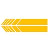 Decorative Car Rearview Mirror Cover Stickers Waterproof Decorative DIY Viny Adhesive Simple Installation