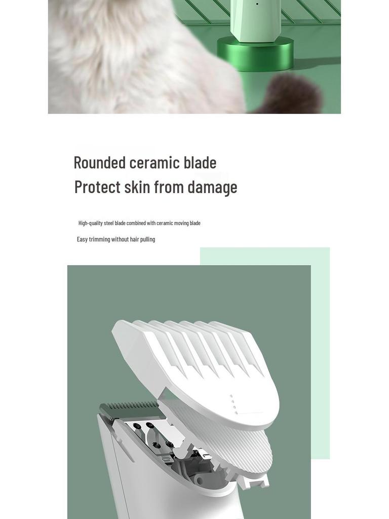 Rechargeable Electric Pet Hair Trimmer for Cats