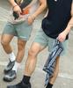 GLACK Ghptar002 6-Panel Shorts (Sage Green)