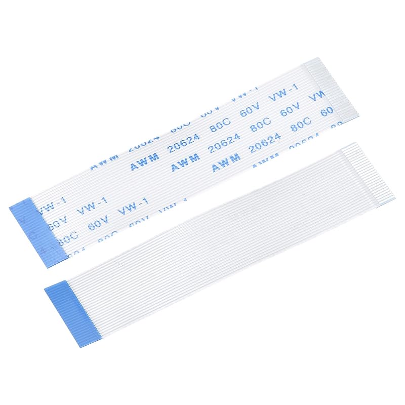 MECCANIXITY FFC Ribbon Flat Flexible Cable, 8 Pin 0.5mm Pitch 60mm Long (B Type) for LCD 3D Printer Camera DVD TV Laptop Audio Pack of 10