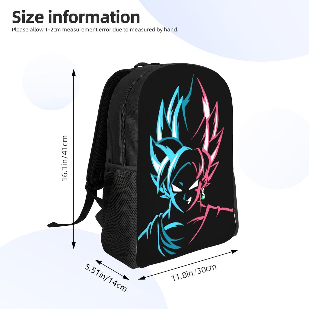 DBZ Dragons Goku Ball Backpack for Women Men College School Student Bookbag Fits 15 Inch Laptop Warrior Bags