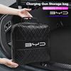 Ladepistolen-Aufbewahrungstasche für das Auto, Handtasche mit Auto-Logo, Leder-Organizer für BYD Atto 3 E6 Tang Plus Song Max Qing Yuan M6 L3 D1 S6 E9 S8