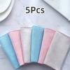 5 Pcs Microfiber Fish Scale Dishcloths - Absorbent for Kitchen & Glass Cleaning