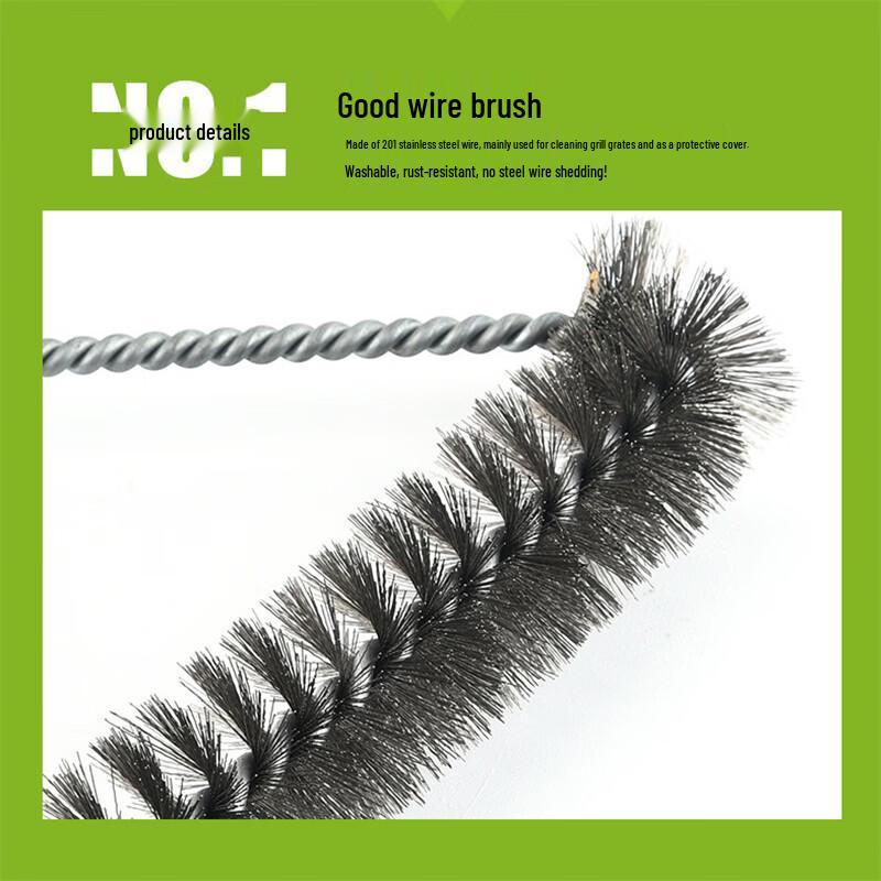 Long Handle BBQ Grill Cleaning Brush
