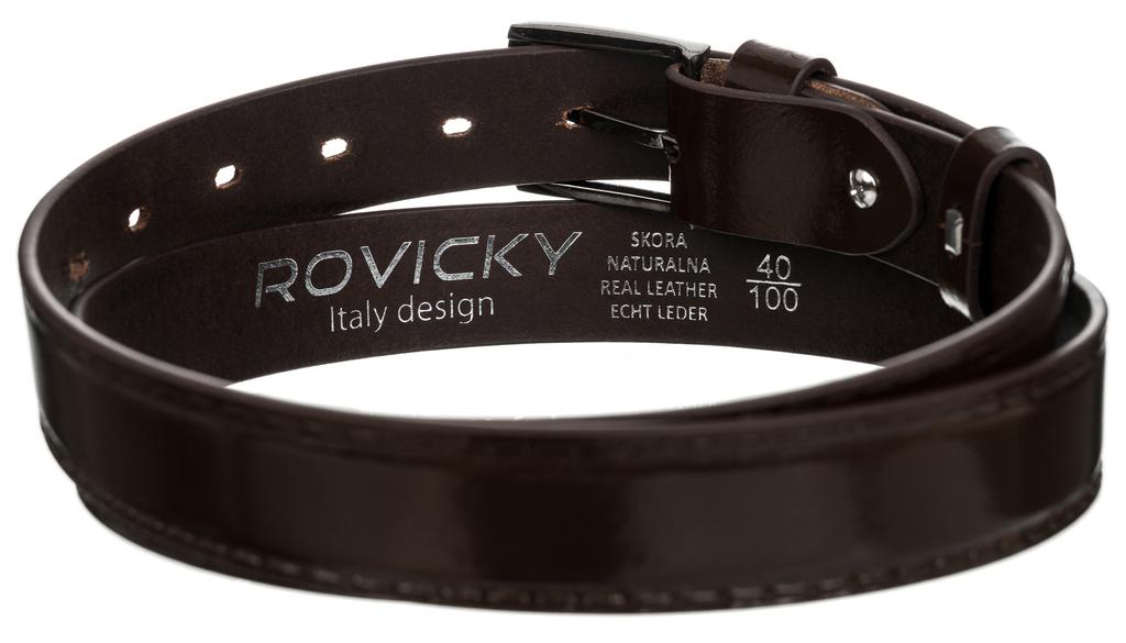 M LEATHER BELT WAS PLW-R-11 115 BROWN