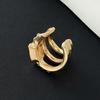 Girls Ear Clip, Multi-Layered Diamond Encrusted Elastic Clip-On, Comfortable Non-Pierced Jewelry for Parties And Daily Wear