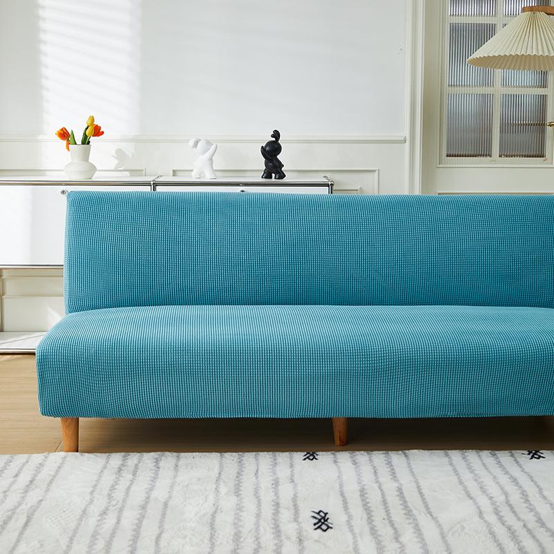 

Плюшевый складной чехол для дивана-кровати, бархатный толстый чехол для безрукого дивана-кровати, чехол для дивана, эластичный чехол-футон, зима S(160-185CM)