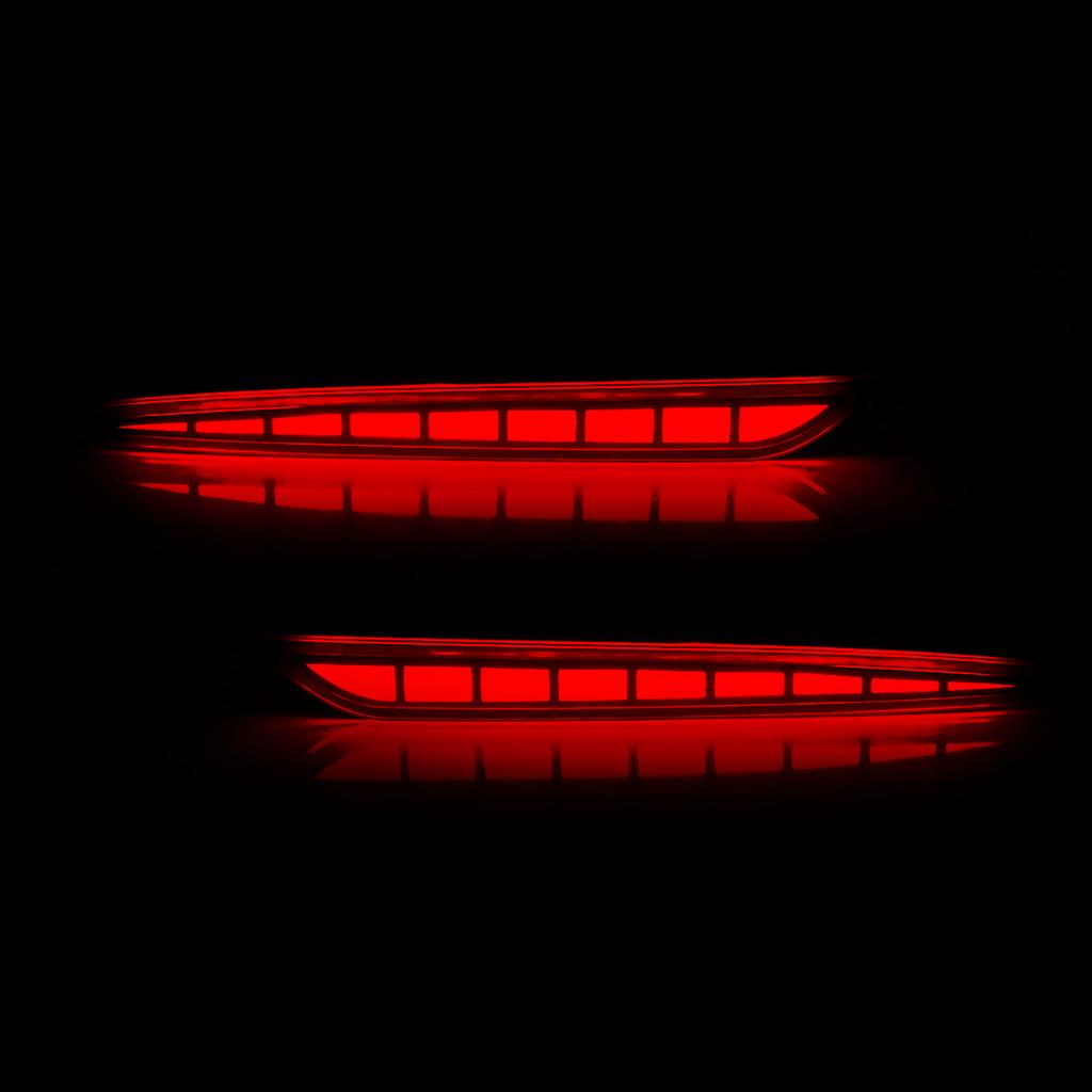 Für Ford Mondeo Fusion 2013 2014 2015 2016 2017 2018 LED Heckstoßstange Reflektor Lichter Bremse Warnung Dynamische Blinker Lampe 12V