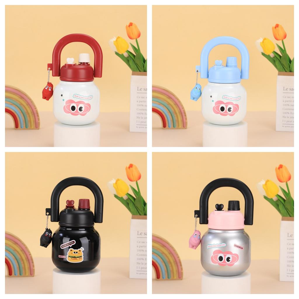 316 Stainless Steel Portable Teapot Insulated Cup, New Large Capacity Double Mouth Portable Teapot Large Belly Water Cup