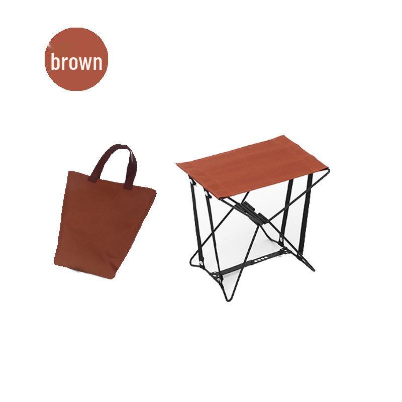 Portable Outdoor Folding Camping Stool with Oxford Cloth - Ideal for Fishing, Picnics, Leisure, and Sketching.
