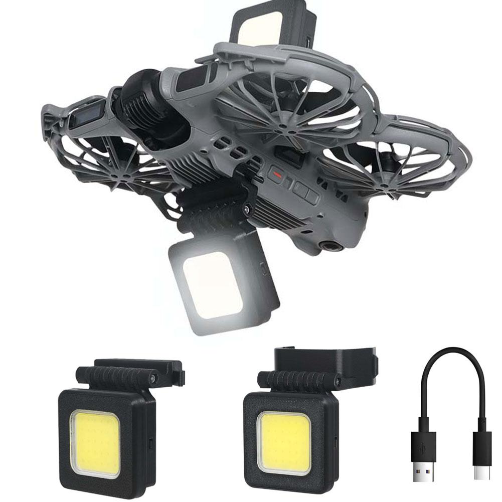 Für DJI Neo 2 Multifunktions-Nachtflug-Navigationslicht Wiederaufladbare Obere/Untere LED-Such-Taschenlampe Drohnenzubehör