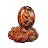 Crystal Transparent Resin Statue Dragon Egg Lava Dinosaur Egg Souvenir Resin Craft Luminous Handmade Dragon Eggs Home Decor Gift  Extra 2% Off