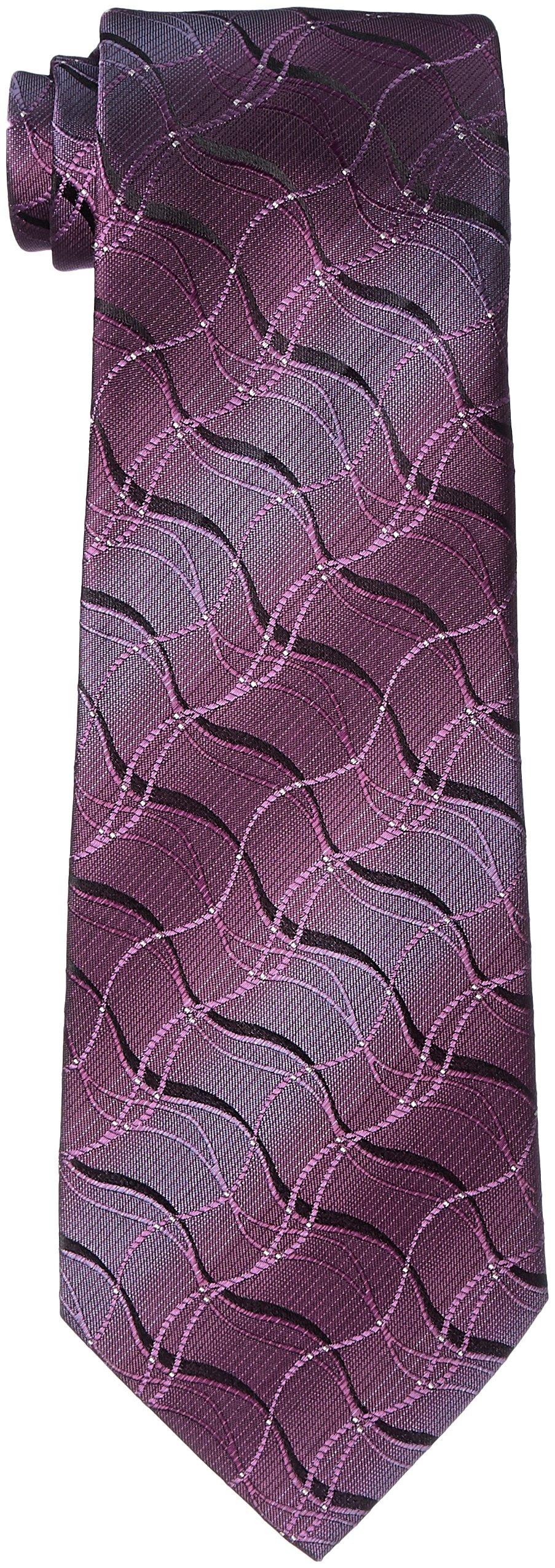 [Hiroko Koshino Homme] Necktie Geometric 003254-20000-3007 03 Red base, geometric lines FREE
