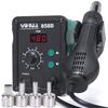 YIHUA 858D Rework Station Heat Gun with Temperature Adjustable PID Temperature and 3 Nozzles Control, Airflow, Control,