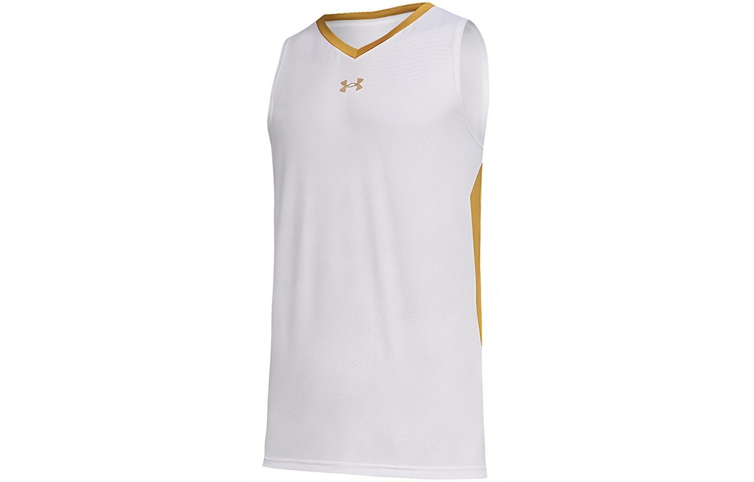 Баскетбольные майки Under Armour Мужские Белые Умеренные С нагрудником 21500107-100 M