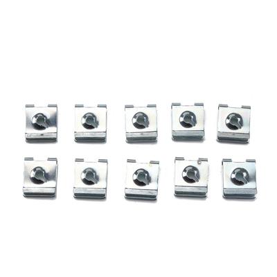 100 ST Fästelement U-muttrar Självgängande skruv Spets U-clips För Bilinredning Paneler