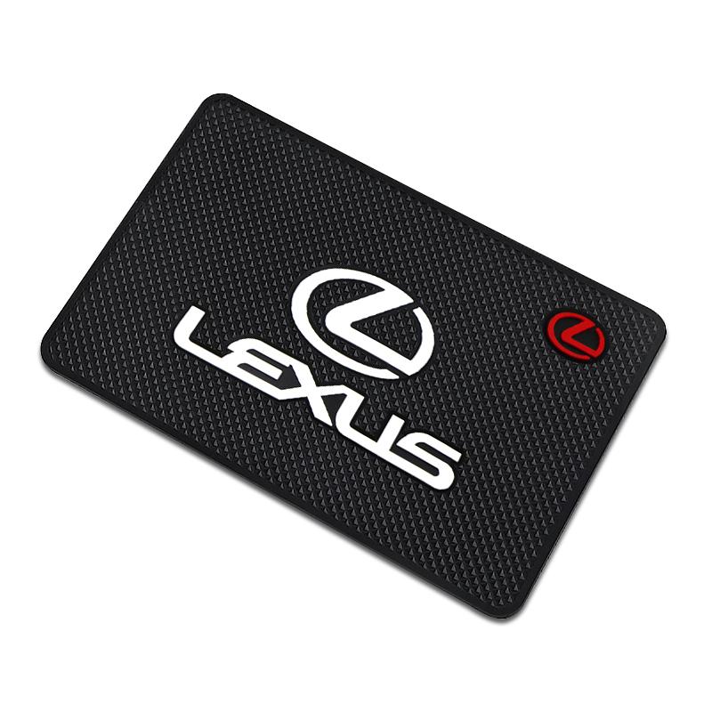 Auto Embleem Anti-Slip Pad Telefoonhouder Antislip Mat Auto Stijling Voor Lexus CT200H ES350 GX460 470 IS250 LS460 NX300 RX300 350 450H