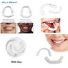 Upper Teeth Lower Dental Veneers Denture Tooth Cover Simulati Set
