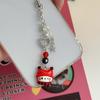 Cute Hello Kitty Mobile Phone Chain Punk Cat Keychain Pendant Anti-Lost Lanyard Phone Wrist Hanging Chain Earphone Camera Chain