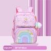 Cute Girls Rainbow Backpacks For Girls 1-6 Grade Cartoon Orthopedic Waterproof Backpack Kindergarten School Bag Mochila Escolar