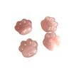 Natural Mineral Crystal Rose Quartz Cat Claw Carving Creative Ornament Special Gift Jewelry Decoration