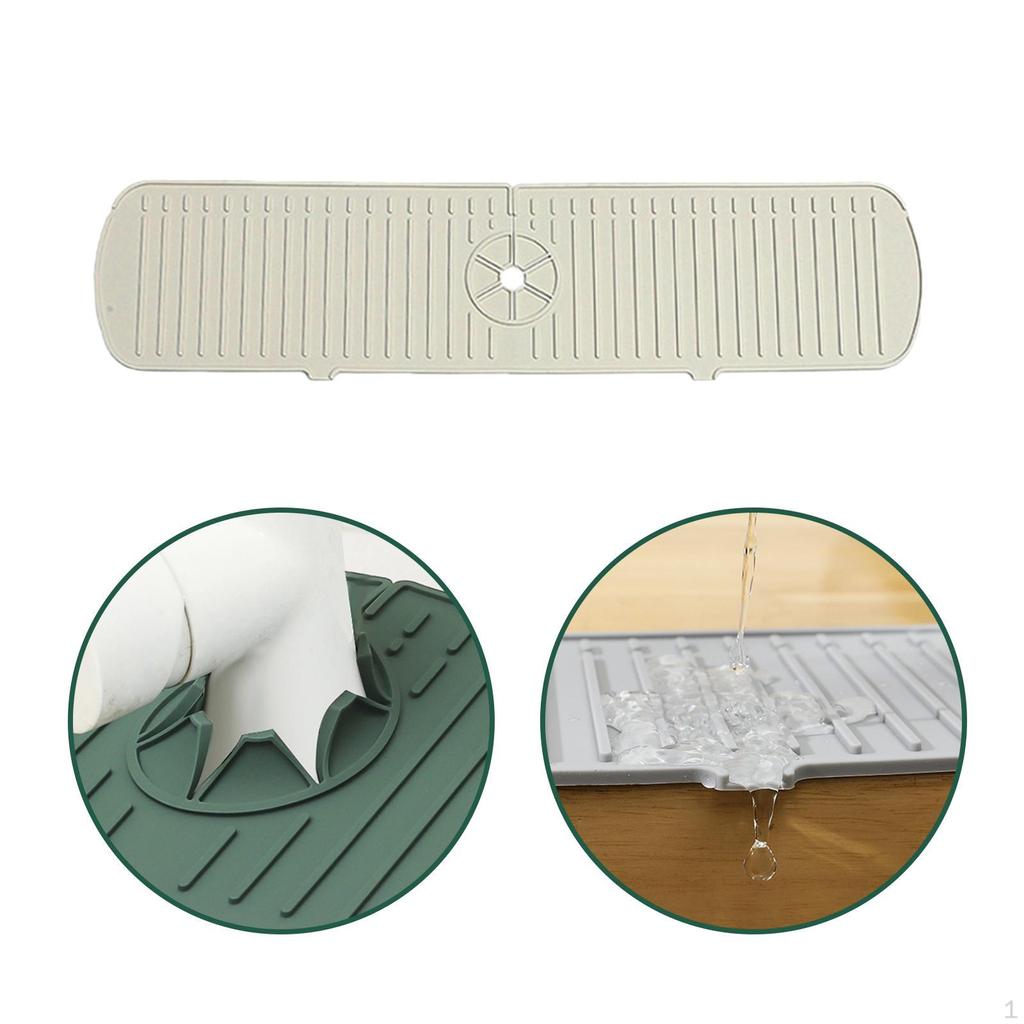 Kitchen Sink Faucet Splash And Utensil Holder Combo