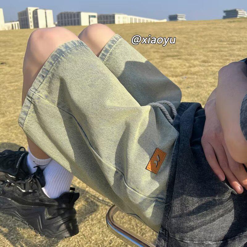 

Мужские летние модные свободные джинсовые шорты - американский стиль Medium