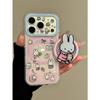 Cute Foundation Miffy Rabbit Flower Cherry Bow for Iphone17promax Apple 16 Phone Case